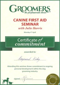 RK Canine First Aid Cert